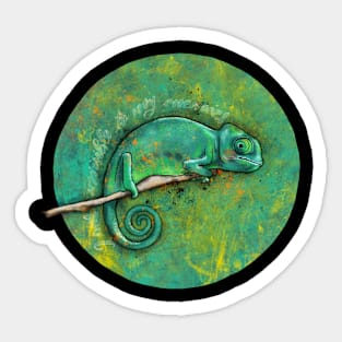 Invisible chameleon Sticker